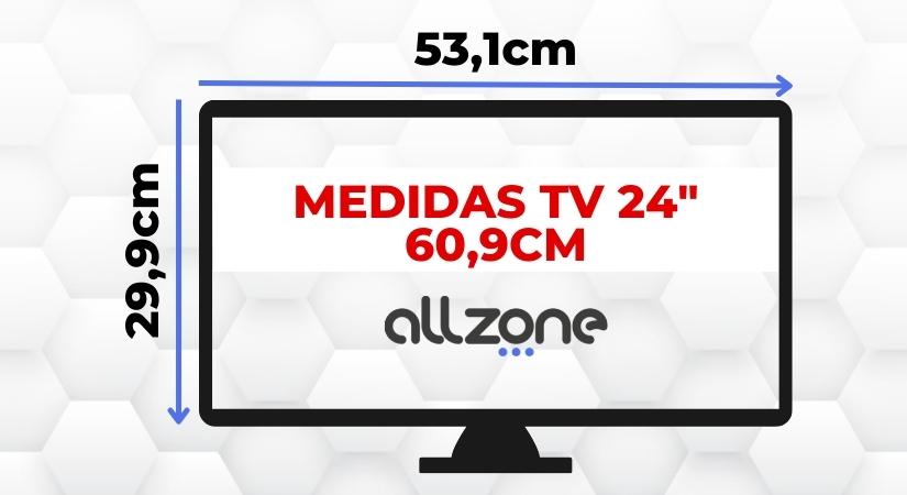 Medidas televisor 24 pulgadas - AllZone
