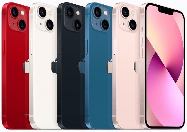 Iphone 13 en diferentes colores.