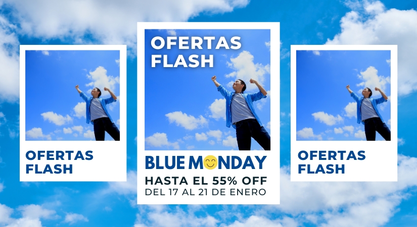 El Blue Monday brilla con las Ofertas Flash